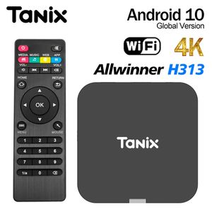 Tanix Android 10 TV Box 2.4G WiFi 4KグローバルメディアプレーヤーTX1 2GB 16GB