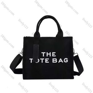 Designer The Tote Bag Fashion Shoulder Women Handbag Bag Mini Leather Canvas Crossbody Shopping Luxury Totes BACK LARGE MARC Handväskor Partihandel