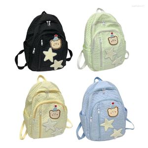 Mochilas escolares estilo japonês mochila urso moda laptop mochila livro