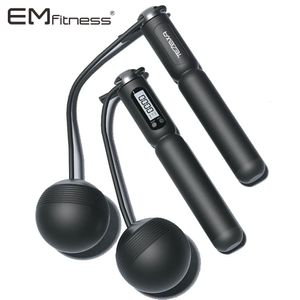 Smart Hoppning Rope Wireless Ball Electronic Digital Jumping Rope for Women and Men Sport Gym Fitness Burn Weight Fat240311