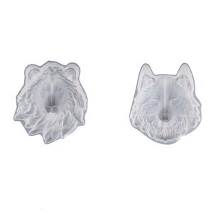 Resin Mol Mold Stereo Statue Door Decoration Wall Hanging Animal Silicone Mold For Wall Hanging Window Door Decor 240304