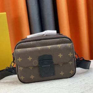 Borse firmate di lusso Uomo 3 pezzi Set Trio Pelle Fiori neri Borsa a tracolla Borsa a tracolla Borsa per la spesa Borsa a tracolla semplice Borse da donna