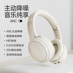 Наушники для сотового телефона Наушники для ношения на голове Bluetooth с длительным сроком службы батареи для сна ANC с шумоподавлением wirelessH240312