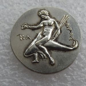 G25 Ancient Greek Silver Didrachm Craft Coin from Taras - 315 BC Copy Coin2663