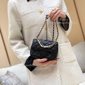 Designer Flap Bag 17CM Lambskin Designer Women Bag High Quality Shoulder Bag Designer Crossbody Bag 10A Mirror Quality Chain Bag With Box C200