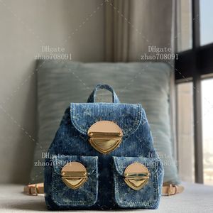 10A Zaino di design di alta qualità Borsa da scuola per donna con tracolla in tela da 26 cm Con scatola L260