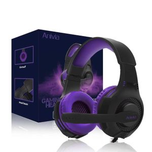 Fones de ouvido para celular Fones de ouvido para jogos com microfone com cancelamento de ruído Controle de volume baixo surround videogame para PC PS4 e PS5H240311