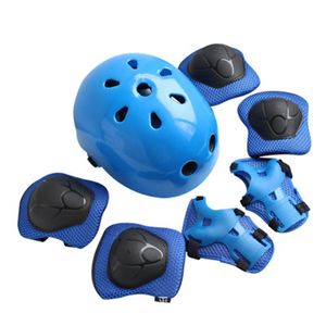 7 pezzi/set ginocchiere per bambini e gomitiere e protezioni per casco protezioni set di protezioni per pattini a rotelle ciclismo bici skateboard sport 240227