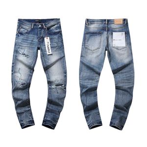 24Purple Brand Jeans огорченные модными классическими модными повседневными штанами.