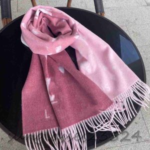 REYKJAVIK GRADIENT Кашемировый шарф розовый Дизайнерский шарф Длинный шарф Кашемировый шарф Осенне-зимние модные вещи мягкие и удобные фирменные размеры 190*45см w022