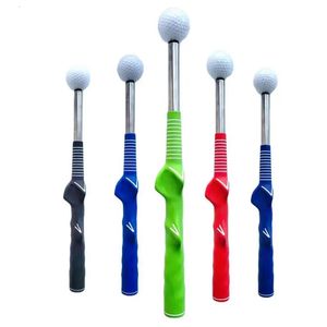 Golf Swing Practice Stick Telescopic Swing Trainer Golf Swing Master Strumento di aiuto alla formazione Correttore postura golf Forniture per esercizi240311