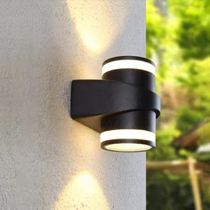 Wall Lamp 5W 10W COB LED Indoor Outdoor Aluminum Cylinder Waterproof Sconces Balcony Corridor Aisle Stairs Garden Door Lights