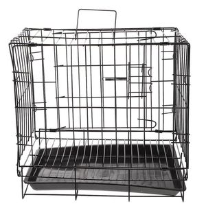 Kennele długopisy 1 Set składający pies Kennel Iron Wire Pet Crate Praktyczne zapasy schronienia 269k