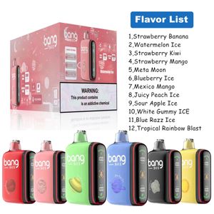 Fabbrica all'ingrosso Vape Puff 18000 Bang Box Puffs 18k Vapes usa e getta 650mah Batteria ricaricabile 28ml Carrelli preriempiti Pods Dispositivo per sigaretta elettronica Vaper