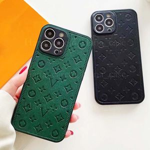 Nytt designer telefonfodral för iPhone 15 14 13 12 Pro Max, läder fashionabla lyx iPhone -fodral utmärkt greppsocksocktät ultralim bakåt täckning för män kvinnor