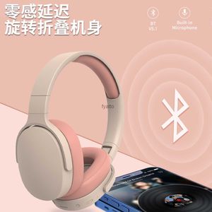 Mobiltelefonörlurar Nya trådlösa sport Bluetooth -hörlurar Huvudmonterat Universal Noise Refering Mobile Gaming Earbudsh240312