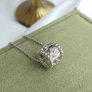 Designer Pendant Necklace Sweet Love Vanca Jade v Golden Fantasy 18k Rose Gold Diamond Lucky Clover Kaleidoscope Necklace Y0h9