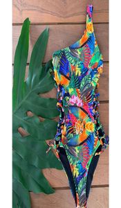 SwimOne One Piece 2022 Sexy Swimwear Women Push Bathing Suits Beachwear Lace Up Monokini Female7099297