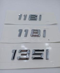 116I 118I 135i Chrome Emblem Badge Numer Numer Naklejki do BMW 1 Series8666957