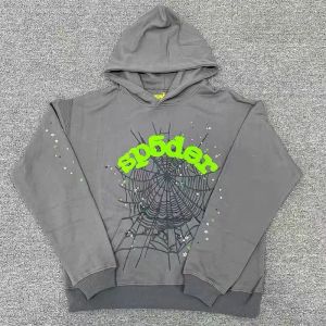 Mężczyźni z kapturem graficzna speder Young Thug 555 Spider Hoodie Mężczyźni kobiety pianka grafika grafika różowe bluzy pullovers Oważnie designerski kurtka mączka kobieta 32