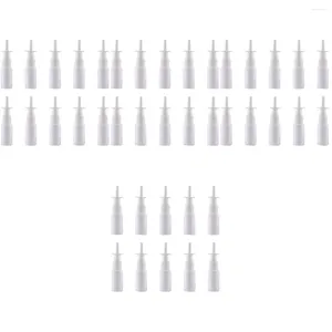 Garrafas de armazenamento 80 Pcs Terrário Nasal Spray Garrafa Fina Névoa Injeção Direta Branco Pequeno Viagem