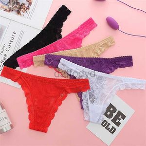 パンティーズレディース5pcs/lot女性下着アクティブトンパンティーブランド女性GストリングシームレスブリーフXS-Lセクシーレースホットアンダーパンツ111NP5 201112 LDD240311