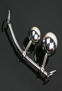 Stainless Steel Sex Toys Butt Plugs Anal Plug Devices Female Belt Vaginal&Anal Double Balls Anal Beads Strapon Slave BDSM4323583