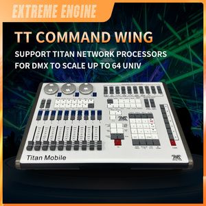 يتم استخدام وحدة التحكم في جناح Command Command مع وحدة التحكم Touch Tiger 2 لتعلم البرمجة الإضاءة عرض المرحلة البار الليلي Tiger Touch DMX512