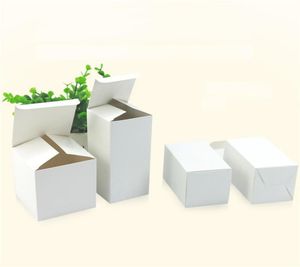 20 dimensioni imballaggio bianco regalo piccole scatole di cartonescatola di carta quadrata di imballaggio di cartone di carta kraft Fabbrica intera LZ07405941205