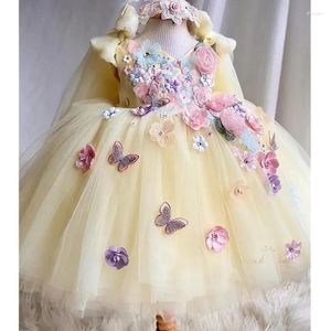 Girl Dresses Baby Kids 1st Birthday Fantasy Dress Born Baptism Gown Infant Girls Party Flower Christmas Vestidos