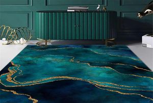 Halılar lüks deniz mavisi halı için oturma odası sehpa başucu ev dekorasyon yatak odası büyük zemin mat mutfak özel halıcarpetler4747169