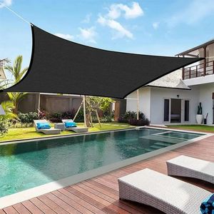 Pano de sombra para jardim à prova dwaterproof água sol abrigo proteção com ilhós proteção ao ar livre dossel jardim pátio barnkennel 240309