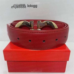 Fashion Belt Accessories High-Quality Smooth Buckle Men's And Women's Pantyband Jeans Designer Belt Box 3.4Cm Wide Tail FeRAgAmOs 53DK