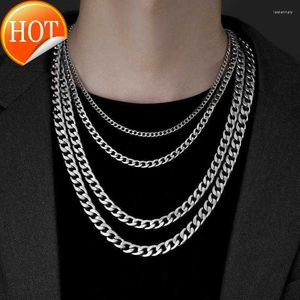 Chains Mens Joker Necklace Clavicle Male Money Chain Deserve To Act The Role Of Titanium Steel Cuba