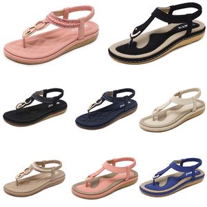 Niedrige Damenschuhe Sandalen 2024 Sommer Heels Mesh Oberfläche Freizeit Mama Schwarz Weiß Große Größe 35-42 J53- 47