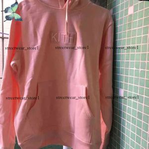 Kith Hoodie Embroidery Kith Hoodie Sweatshirts Men Mens Boxフード付きスウェットシャツの品質タグ869