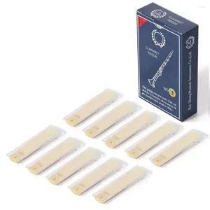 Colheres 10pcs Clarinete Reed Instrument Acessórios Dureza-3.0