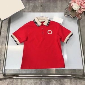 Bebek Tasarımcı Giysileri En Yeni Bahar Çocuk T-Shirt Kısa Kollu Örme En İyi Klasik Mektup Nakış İlkbahar Otomutu Polo Gömlek Çocuk Erkek Kız Kıyafetleri