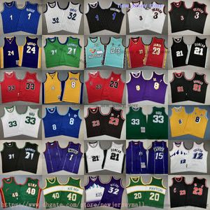 Youth Classic Retro Basketball 15 Vince Carter Jersey KID Kevin Durant Garnett Lebron Bryant James Malone Allen Iverson John Stockton Shawn Kemp Mcgrady Duncan