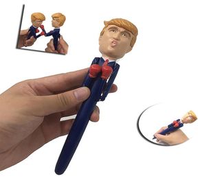 Trump falando caneta brinquedo boxe canetas alívio do estresse vozes reais para presentes de natal para amigos da família 279a8409035