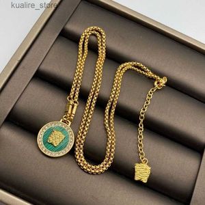 Pendant Necklaces Luxury Brand Boutique Charm Choker Christmas Fashion Jewelry Accessories 18K Gold Plated 925 Silver Love Necklace L240311