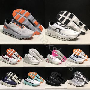 Homens Mulheres Cloutmonster Sneakers Designer Nimbus Running Shoes Triplo Todos Preto Branco Pérola Geada Esportes Liga Azul Verde Cinza Clout Treinadores