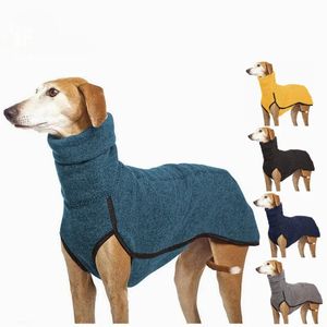 Vestiti per animali domestici con colletto alto per cani di grandi dimensioni inverno inverno cappotto per cani da cane faraone Hound Great Dane Mascotas Supplies 240321