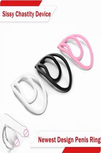 Sex Toys Resin Penis Ring Chastity Device For Sissy Penis Training Light Cock Clip Permanent BDSM Bondage Lock Sex Shop For Man 223886788
