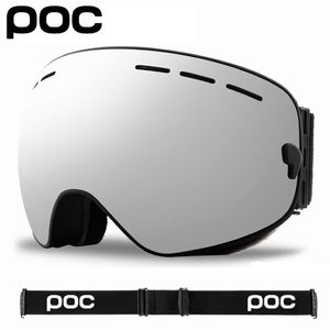 Óculos de sol camadas duplas anti-nevoeiro poc óculos sci marca nova masculino feminino ciclo óculos de sol mtb googles eyewear257f