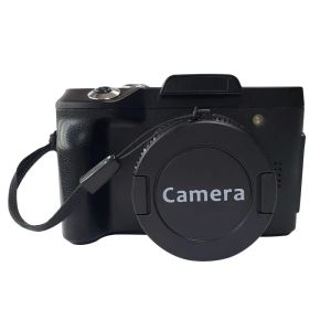 Survival XJ06 HD Flipscreen Dijital Kamera Full HD 1080p 16MP LED aydınlatma lambası profesyonel video kamera vlogging selfie kamera