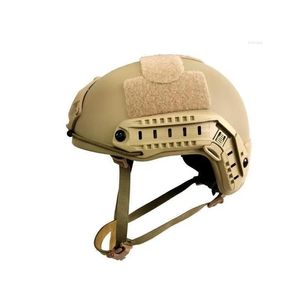 Motorcycle Helmets Ready To Ship Quality Outdoor Cs Paintball Helmet Fast Mich Wendy Tactical Pe Aramid Drop Delivery Automobiles Moto Ottvz