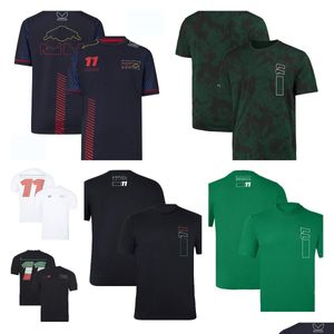 Vestuário de motocicleta Novo F1 Racing Team Uniforme Summer Racer 11Th Manga Curta Personalizado Mens Wear Drop Delivery Automóveis Motocicletas A Otrlk