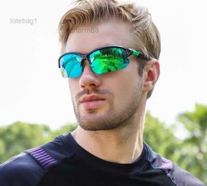 Дизайнерские солнцезащитные очки для улицы, меняющие цвет. Мужские поляризационные солнцезащитные очки. Очки для велоспорта. Спортивные очки 9301. Защита от ультрафиолета.