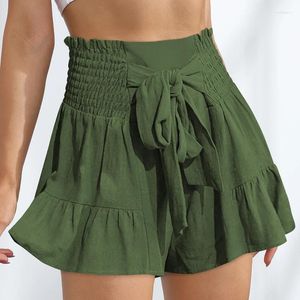 Damen-Shorts, Sommer, Spitze, Rüschen, modisch, weites Bein, lässig, Culottes, Pantalones De Mujer, Festlandchina